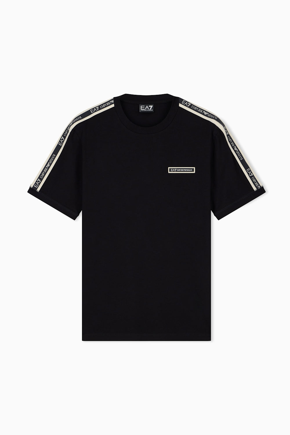 T-shirt Logo Series in cotone con bande sulle spalle 7M002189 AF10373UC001 EA7 Emporio Armani 