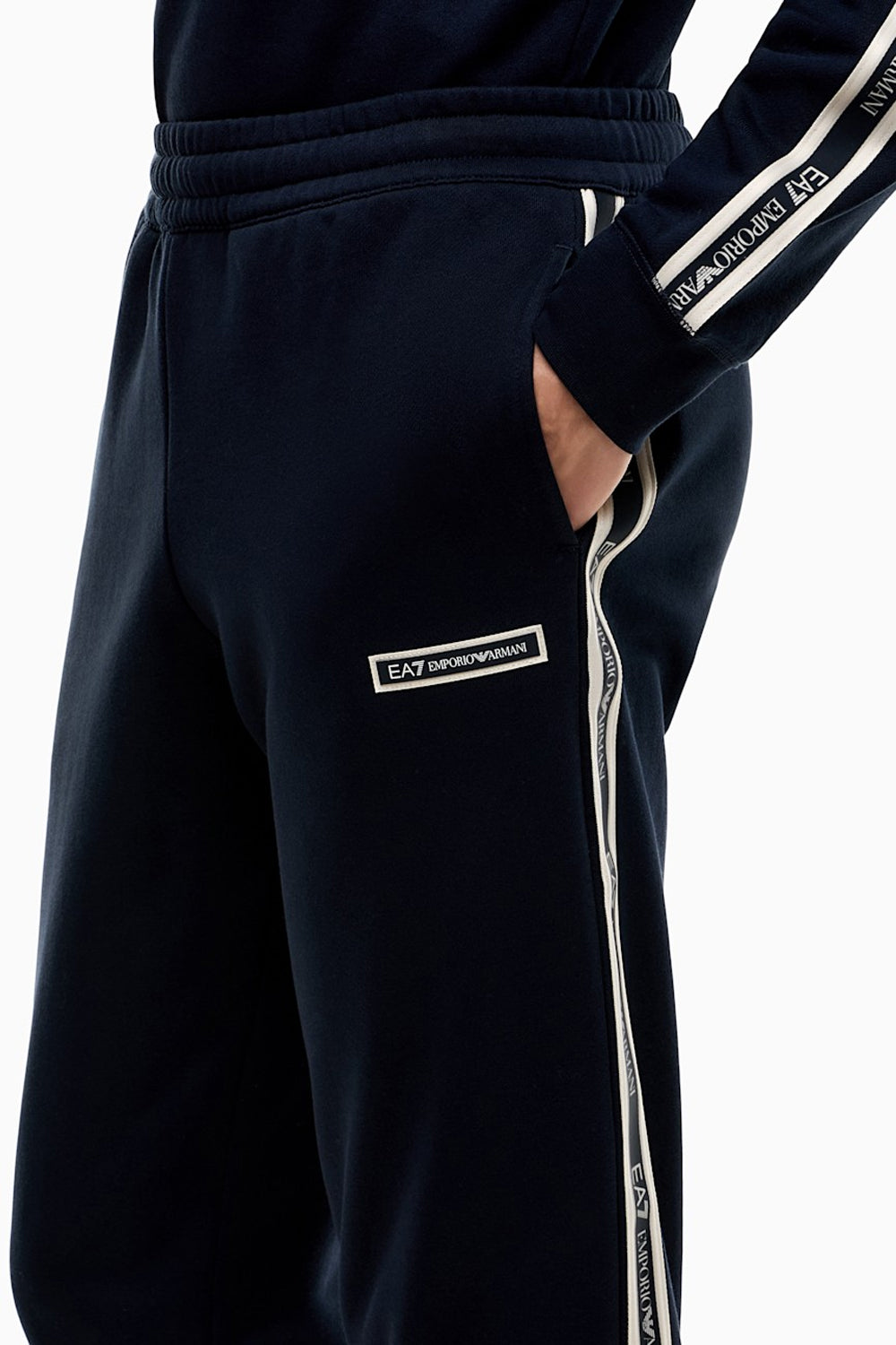 Pantaloni Logo Series slim con bande laterali 7M002198 AF10377UB102 EA7 Emporio Armani 