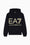 Felpa Logo Series in cotone con cappuccio e maxi logo