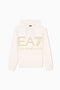 Felpa Logo Series in cotone con cappuccio e maxi logo 7M002202 AF27189U1079 EA7 Emporio Armani 