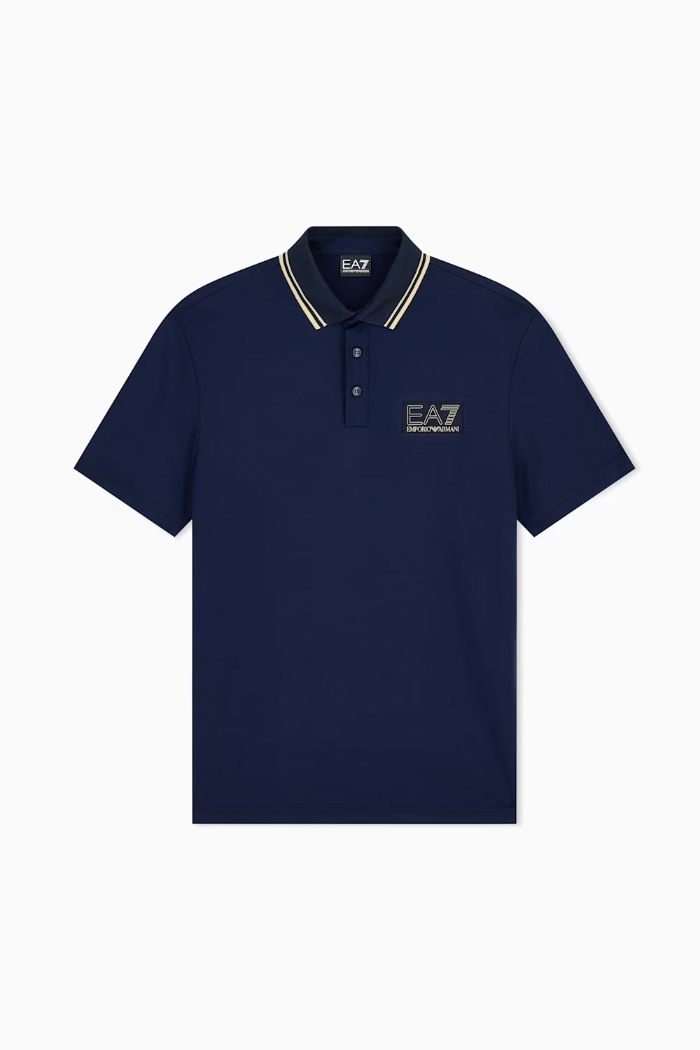 Polo Premium Label vestibilità regular in jersey di viscosa 7M002241 AF13739UB102 EA7 Emporio Armani 