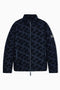 Bomber imbottito con cappuccio e monogramma in velluto 7M002389 AF26931UB102 EA7 Emporio Armani 