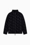 Bomber imbottito con cappuccio e monogramma in velluto 7M002389 AF26931UC001 EA7 Emporio Armani 