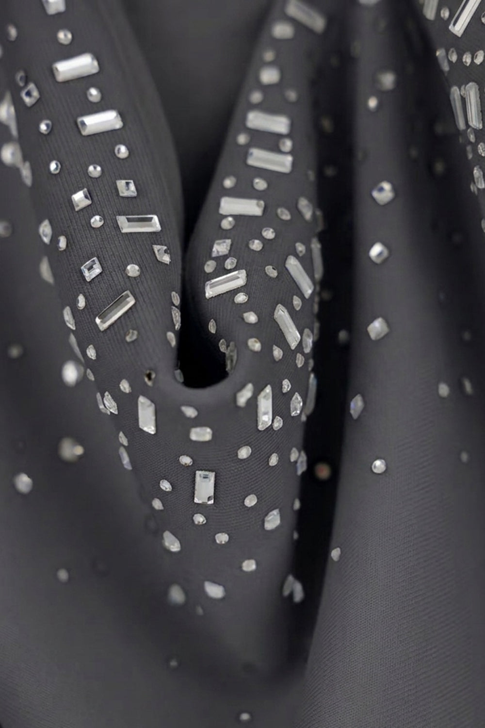 fullzip in modal con strass sul cappuccio 7W001425 AF24375U8117 EA7 Emporio Armani 