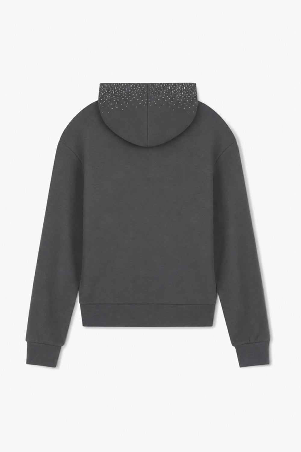 fullzip in modal con strass sul cappuccio 7W001425 AF24375U8117 EA7 Emporio Armani 