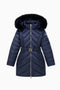 Caban trapuntato con cappuccio e pelliccia sintetica 7W001500 AF25639UB102 EA7 Emporio Armani 