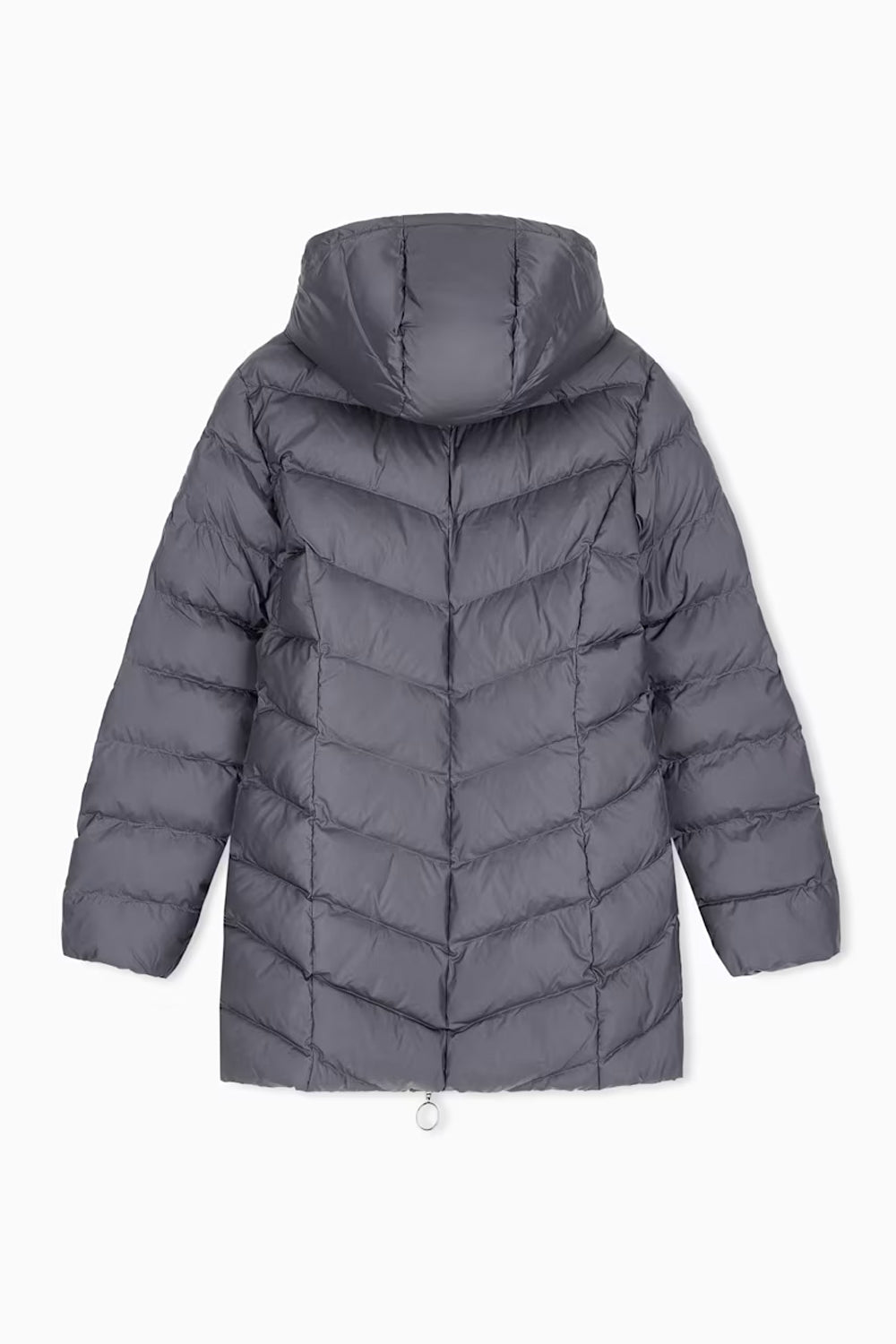 Giubbino slim imbottito con cappuccio e zip diagonale 7W001507 AF16413U8117 EA7 Emporio Armani 