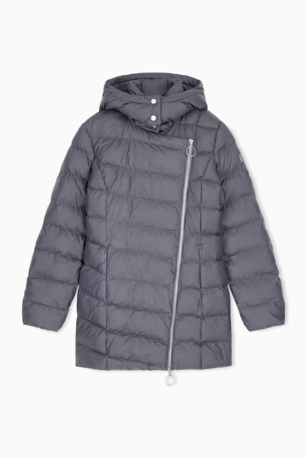 Giubbino slim imbottito con cappuccio e zip diagonale 7W001507 AF16413U8117 EA7 Emporio Armani 