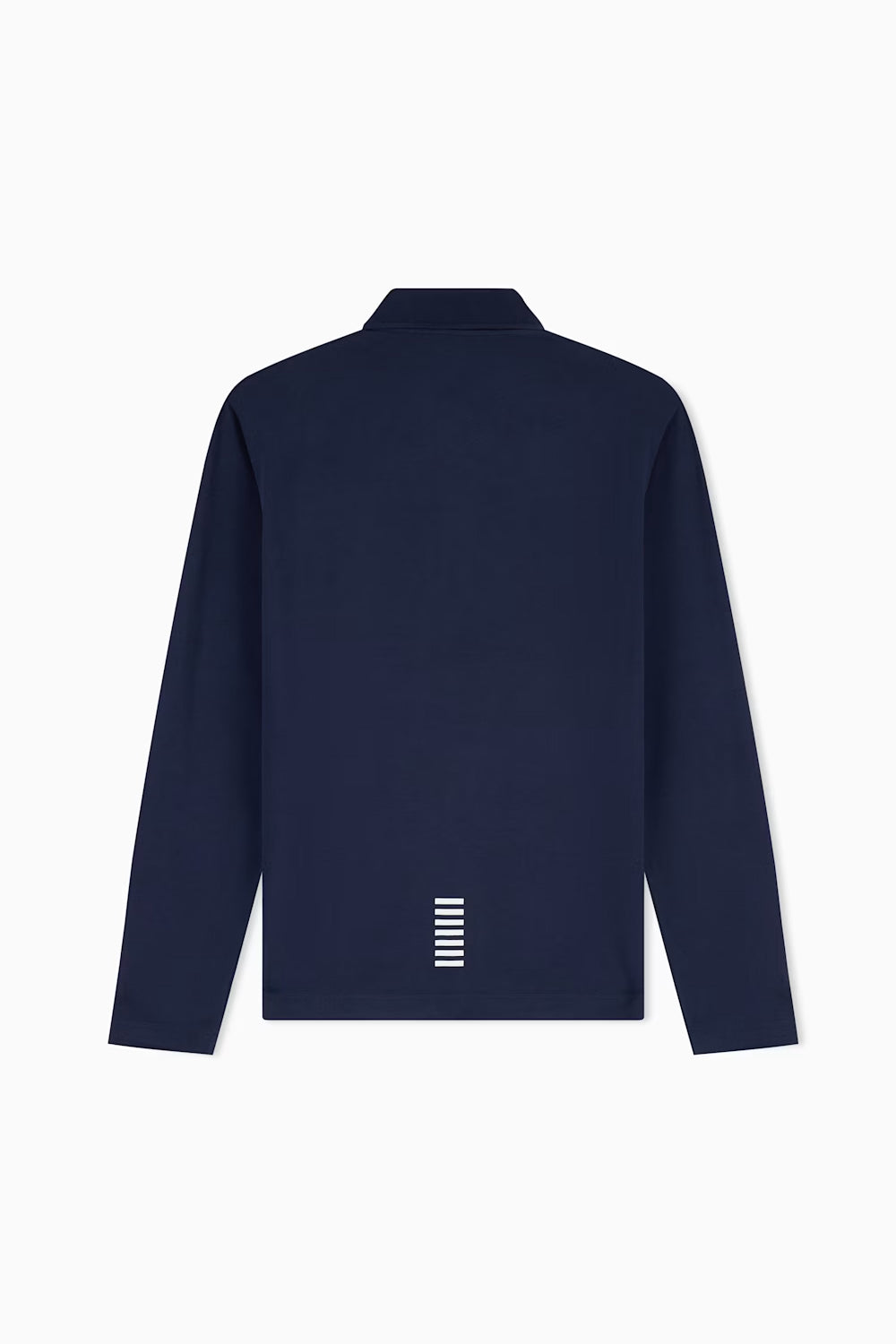 Polo cotone stretch a maniche lunghe con logo Core Identity 8NPF15 PJVQZ1562 EA7 Emporio Armani 