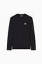 T-shirt con logo a maniche lunghe in jersey Premium Shield 8NPT17 PJRGZ1200 EA7 Emporio Armani 