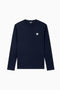 T-shirt con logo a maniche lunghe in jersey Premium Shield 8NPT17 PJRGZ1562 EA7 Emporio Armani 