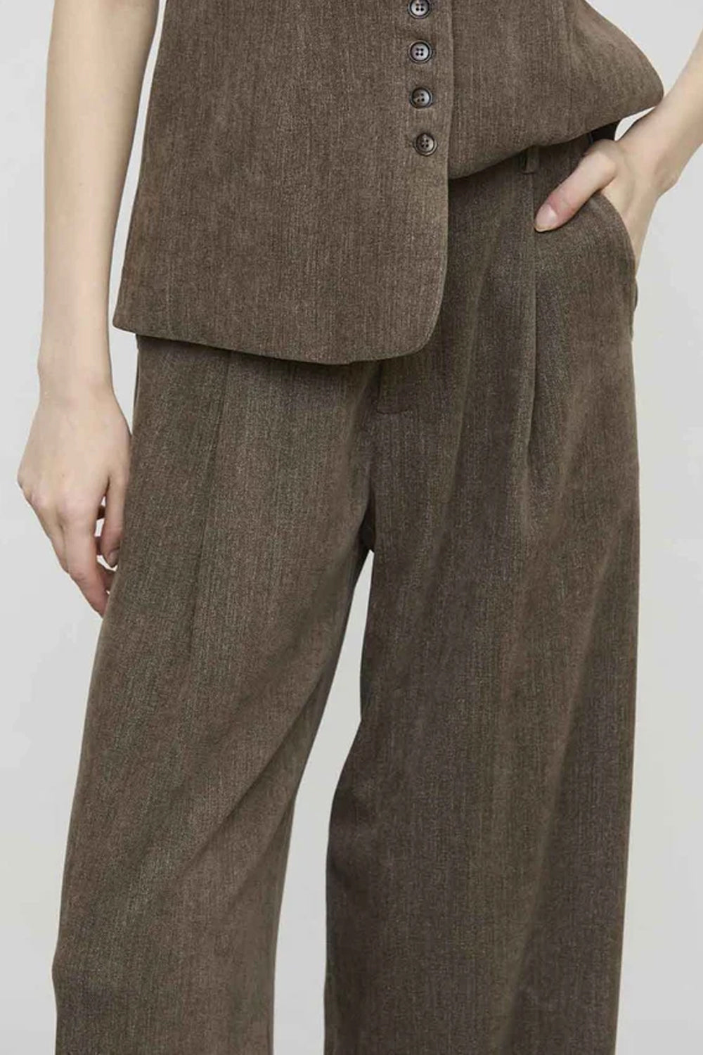 pantalone in velluto EFW260259 /064 Eleh 