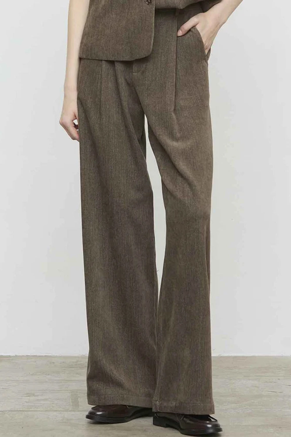 pantalone in velluto EFW260259 /064 Eleh 