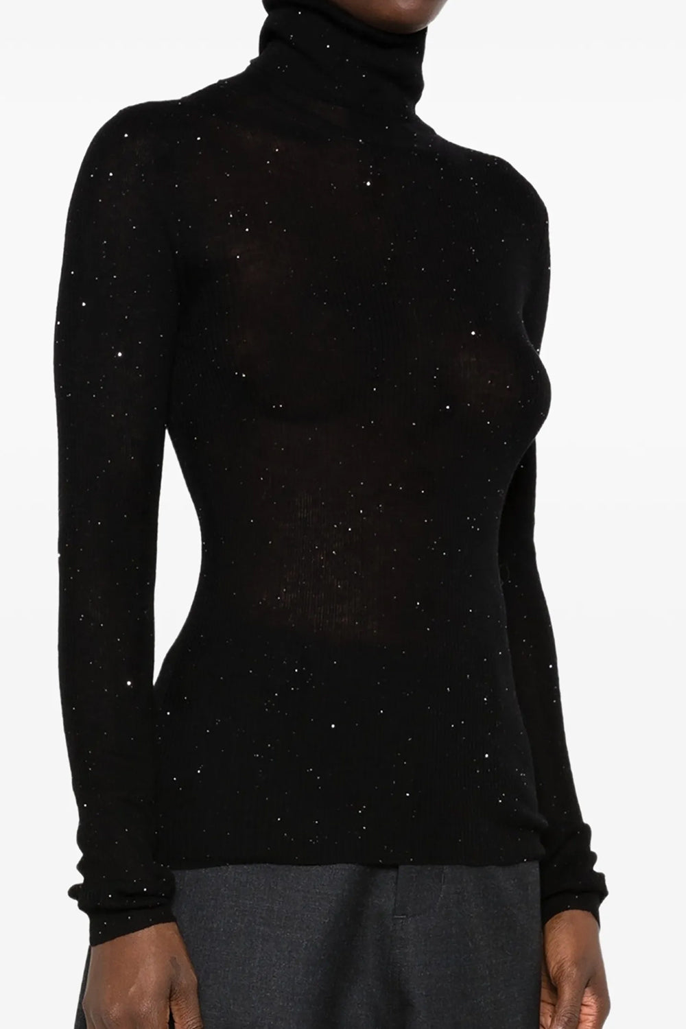 Maglione con paillettes EFWM260029 /001 Eleh 