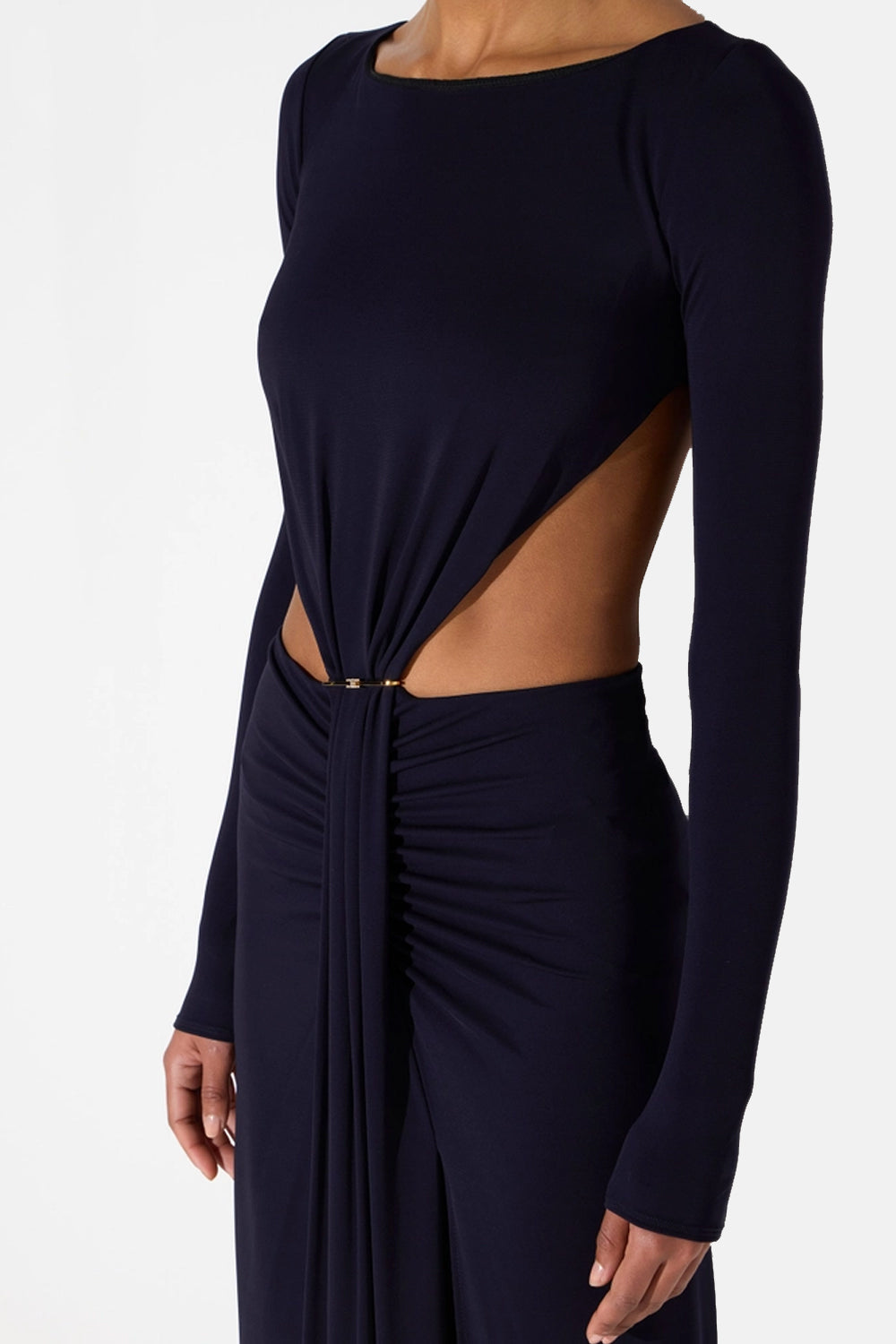 Abito Red Carpet in jersey crêpe con cut-out ABR34 67E2H88 Elisabetta Franchi 