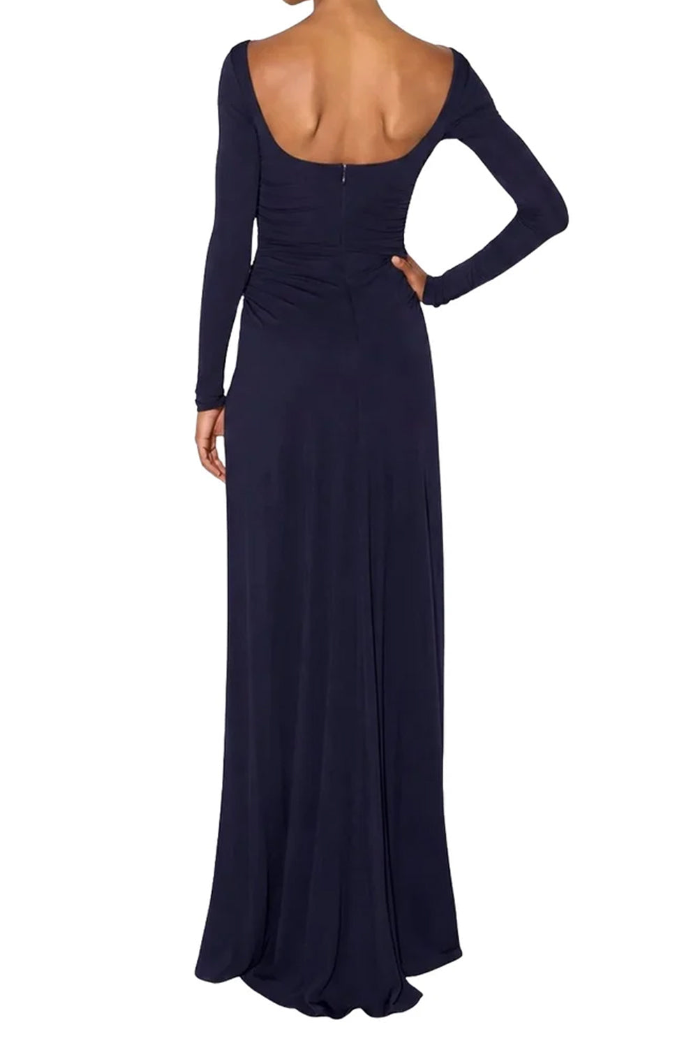 Abito Red Carpet In Jersey Crêpe con Pannello Effetto Coda ABR35 67E2H88 Elisabetta Franchi 