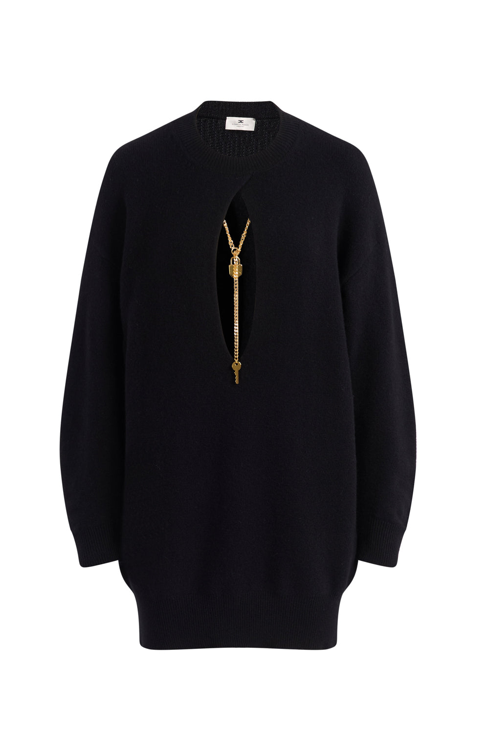 Abito Mini In Maglia con Dettagli Cut-out AM23T 66E2110 Elisabetta Franchi 
