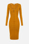 Abito in maglia a trama snake<BR/> AM30S 67E2940 Elisabetta Franchi 