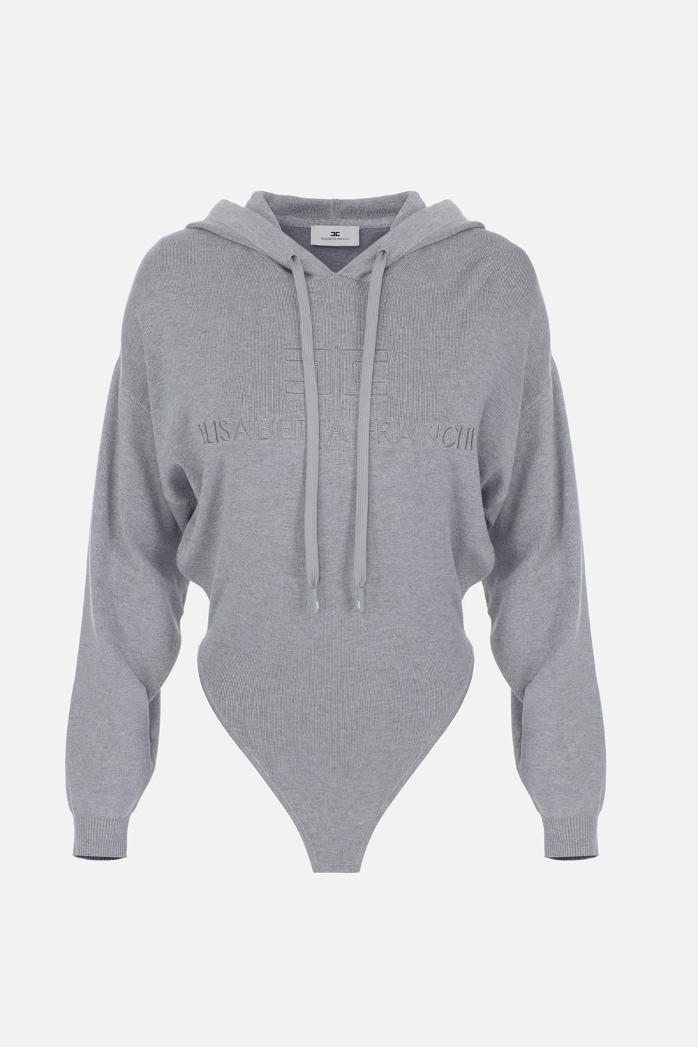 Body in maglia con cappuccio<BR/> BK87S 66E2431 Elisabetta Franchi 