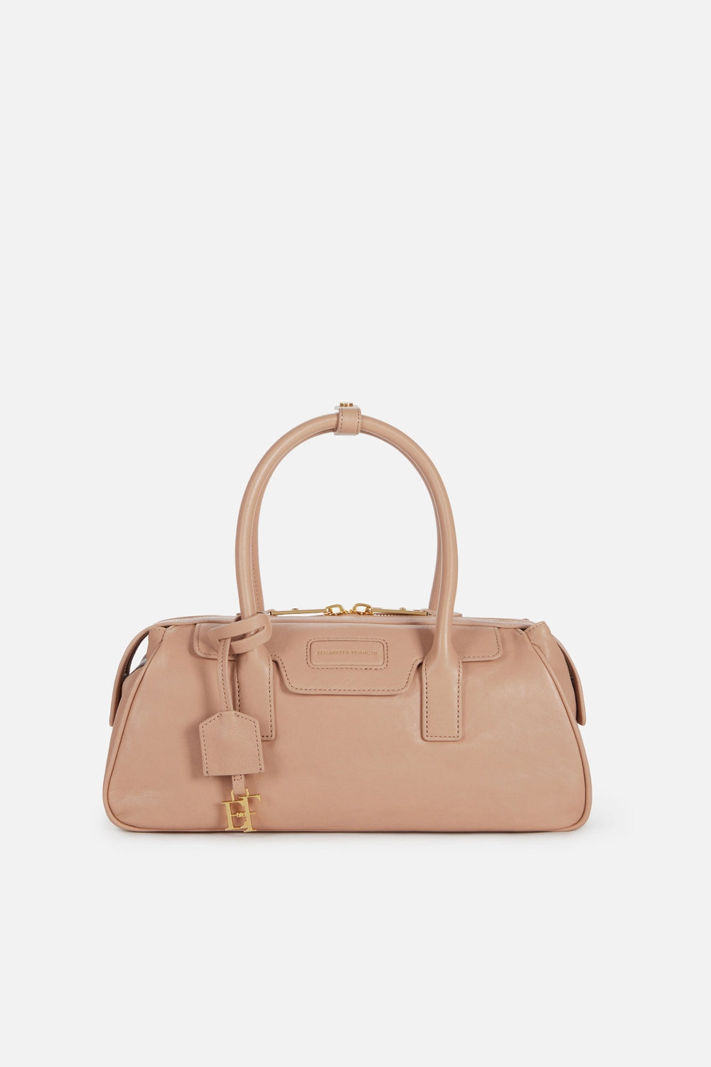 Borsa Boston piccola in pelle nappa BS19A 67E2FK4 Elisabetta Franchi 