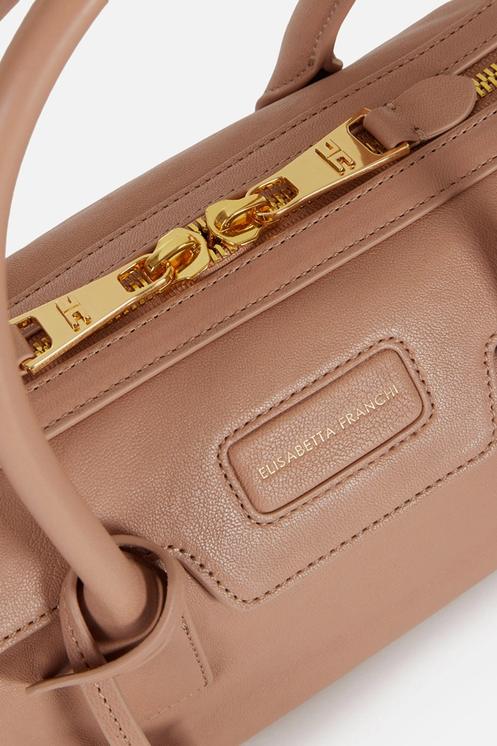 Borsa Boston piccola in pelle nappa BS19A 67E2FK4 Elisabetta Franchi 