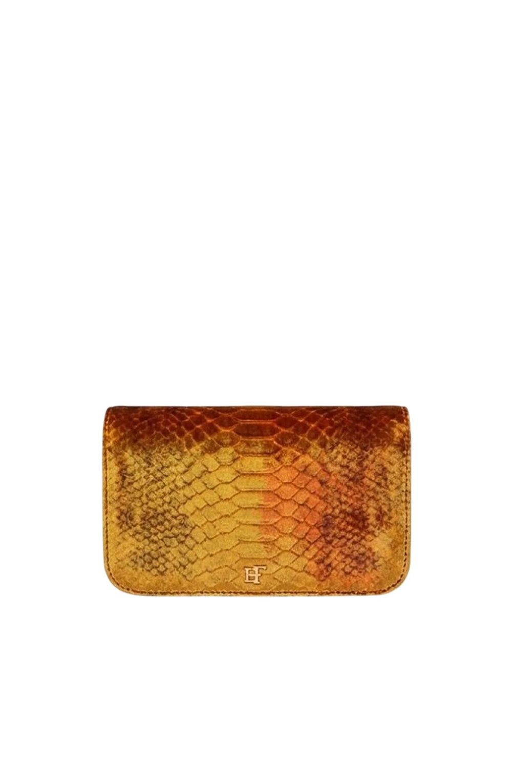 Borsa a spalla in velluto con stampa coccodrillo BS20A 67E2940 Elisabetta Franchi 