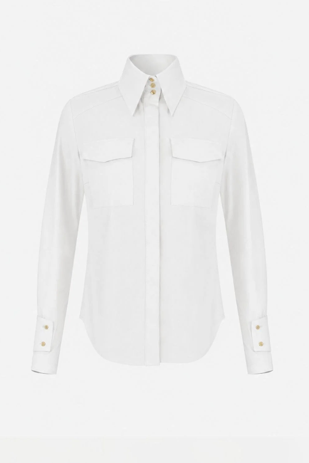 camicia con tasche CA174 66E2100 Elisabetta Franchi 