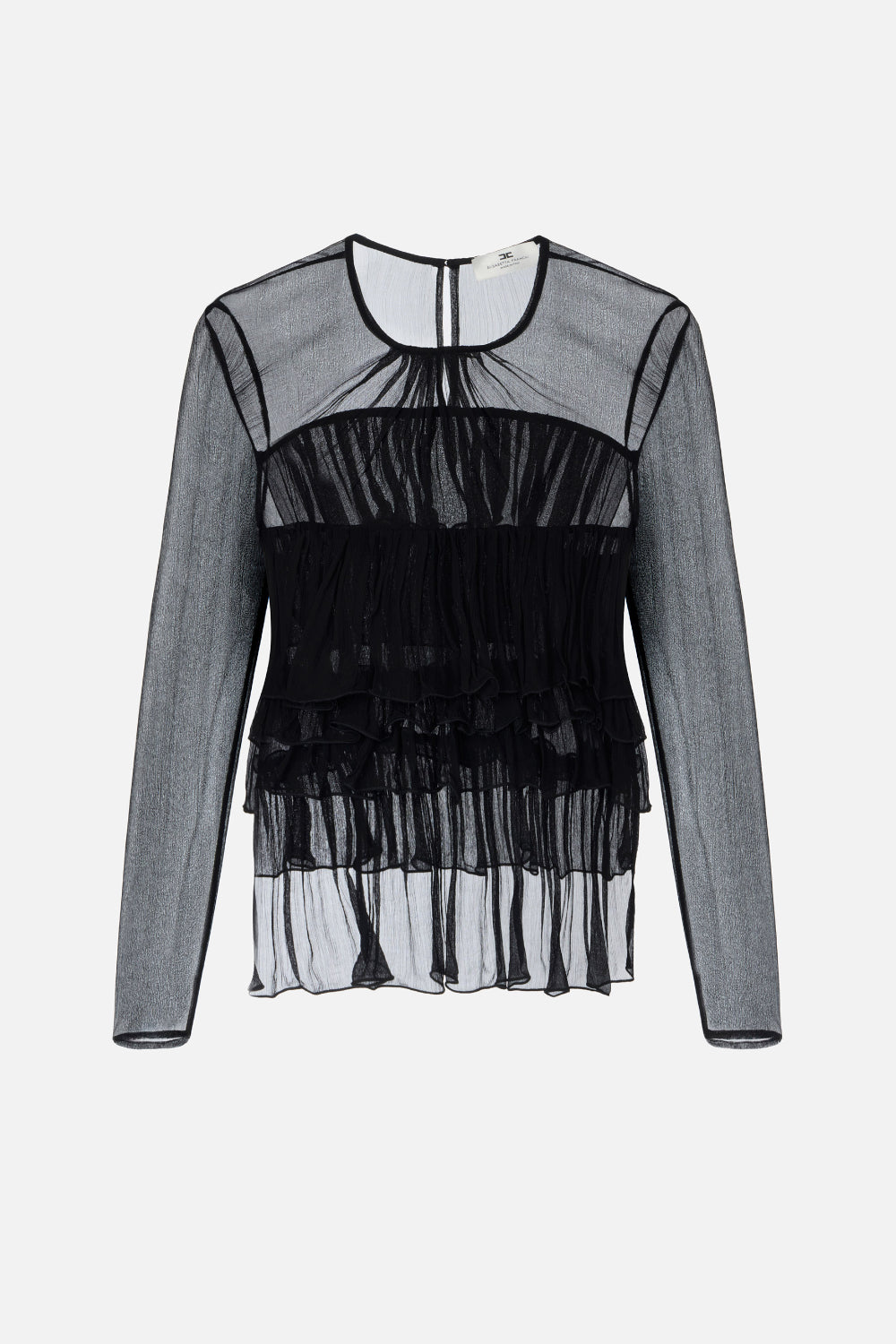 camicia semitrasparente CA187 66E3360 Elisabetta Franchi 