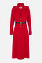Cappotto in panno double con cintura CP03D 67E2CG5 Elisabetta Franchi 