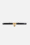 Cintura in pelle con lucchetto gioiello CT37S 67E2110 Elisabetta Franchi 
