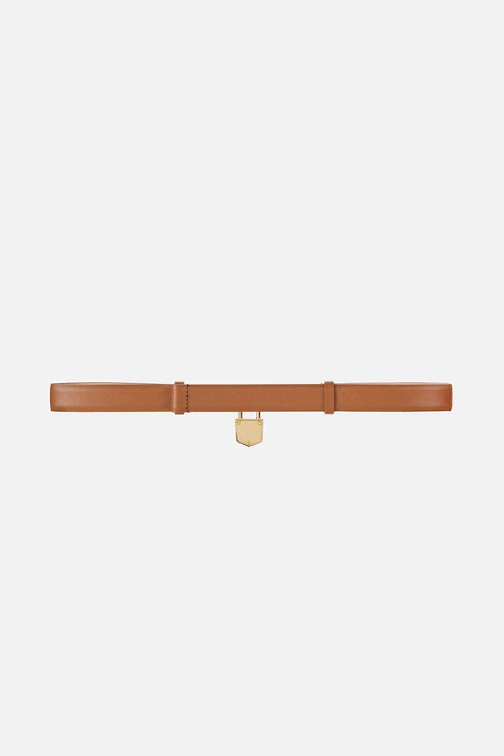 Cintura in pelle con lucchetto gioiello CT37S 67E2FK3 Elisabetta Franchi 