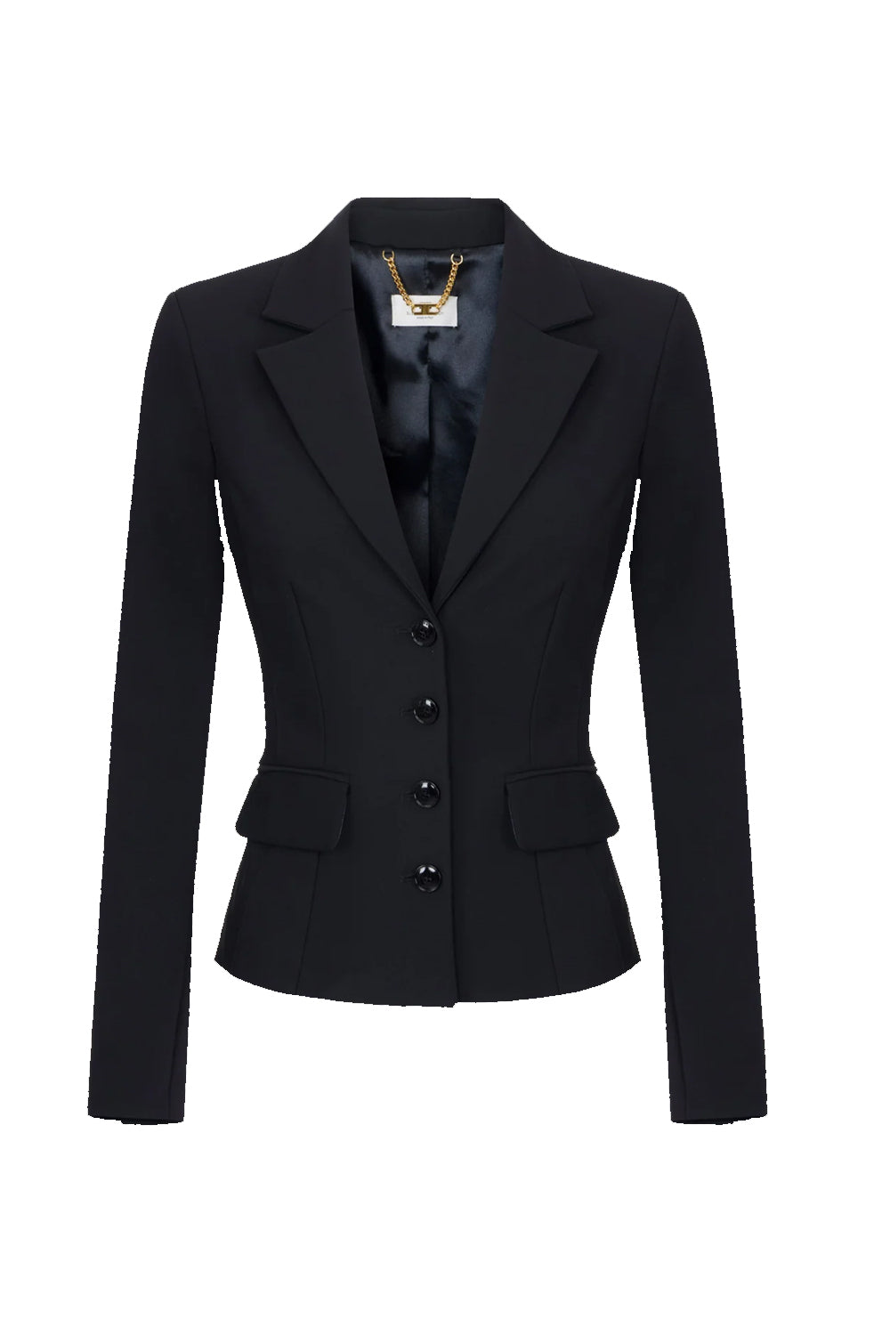 Giacca monopetto in tessuto tecnico GI253 67E2110 Elisabetta Franchi 