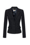 Giacca monopetto in tessuto tecnico GI253 67E2110 Elisabetta Franchi 