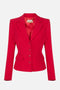 Giacca monopetto in tessuto tecnico GI253 67E2CG5 Elisabetta Franchi 