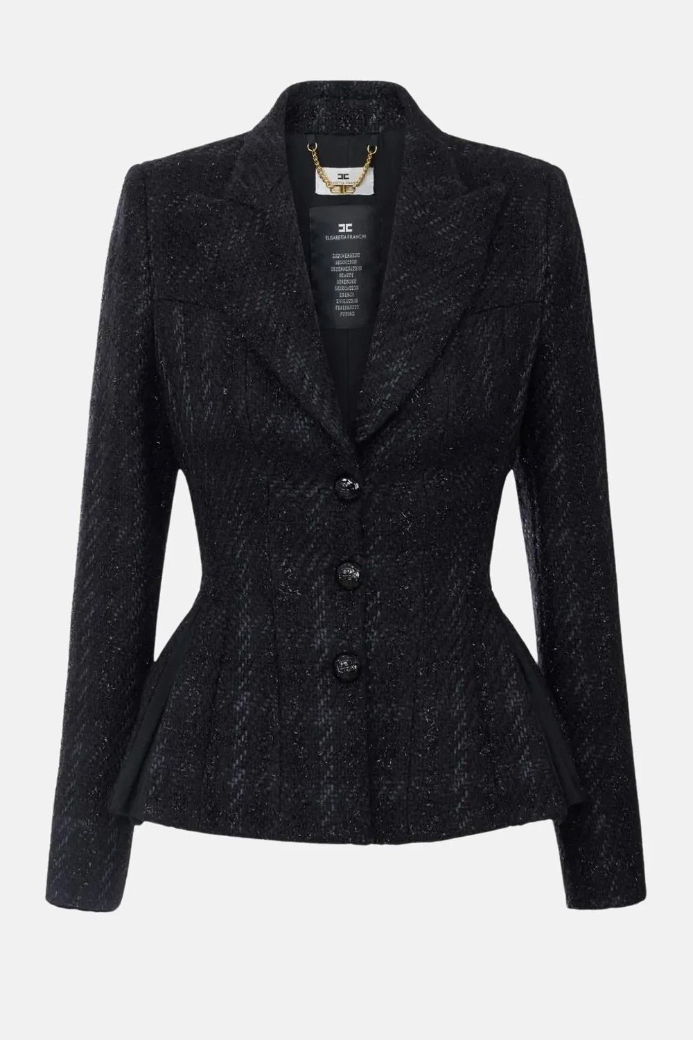 Giacca monopetto con linea sartoriale sagomata GI288 67E2110 Elisabetta Franchi 