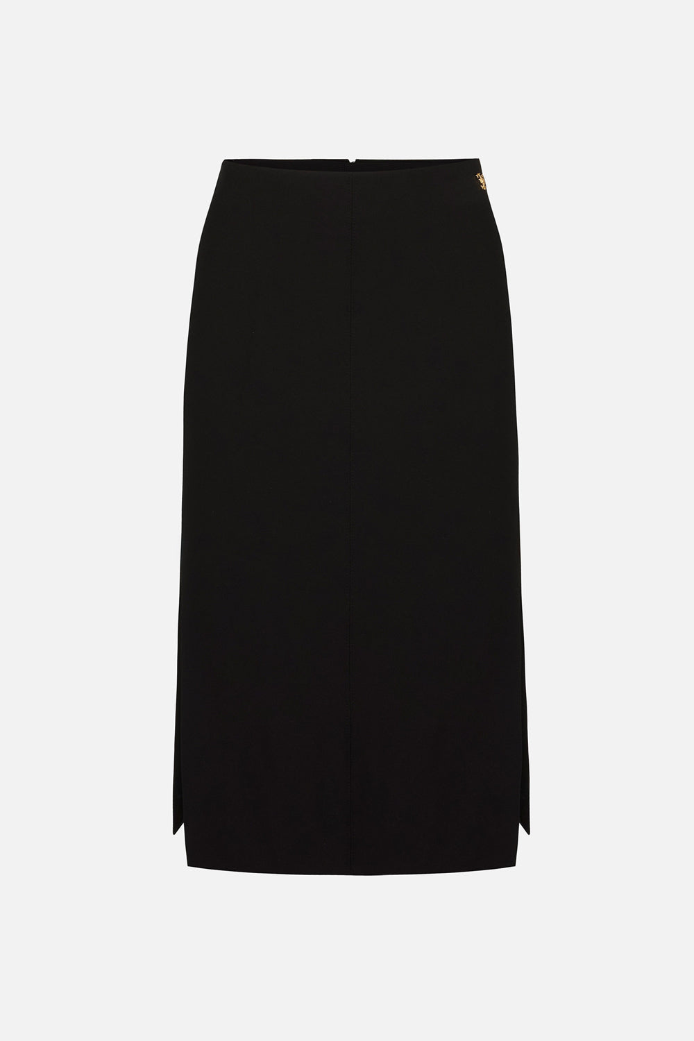 Gonna midi in tessuto tecnico GO228 67E2110 Elisabetta Franchi 