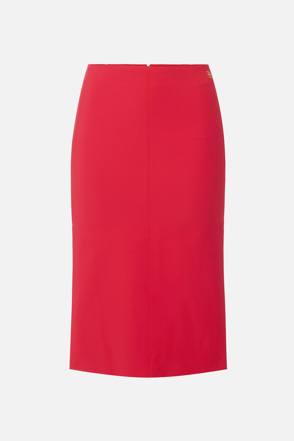Gonna midi in tessuto tecnico GO228 67E2CG5 Elisabetta Franchi 