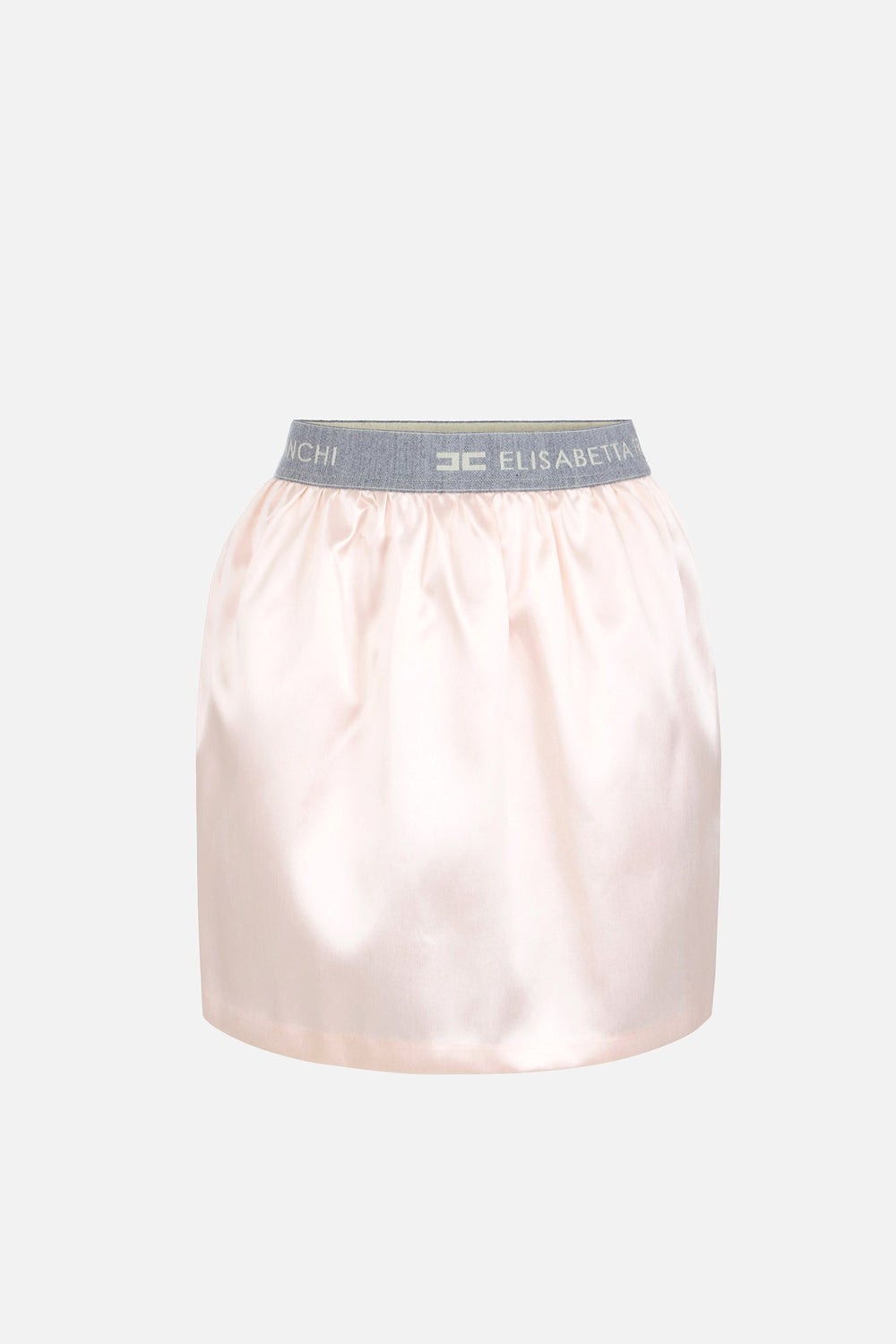 Minigonna in gazar di seta GO245 67E2AR6 Elisabetta Franchi 