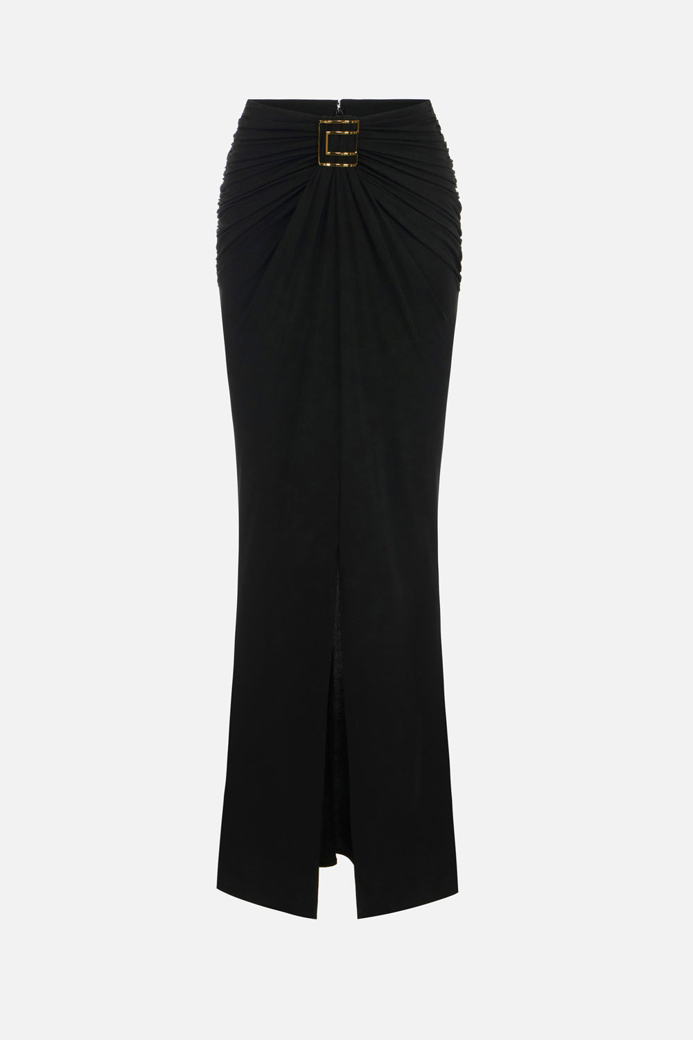 Gonna in jersey crêpe con logo gioiello GO251 67E2110 Elisabetta Franchi 