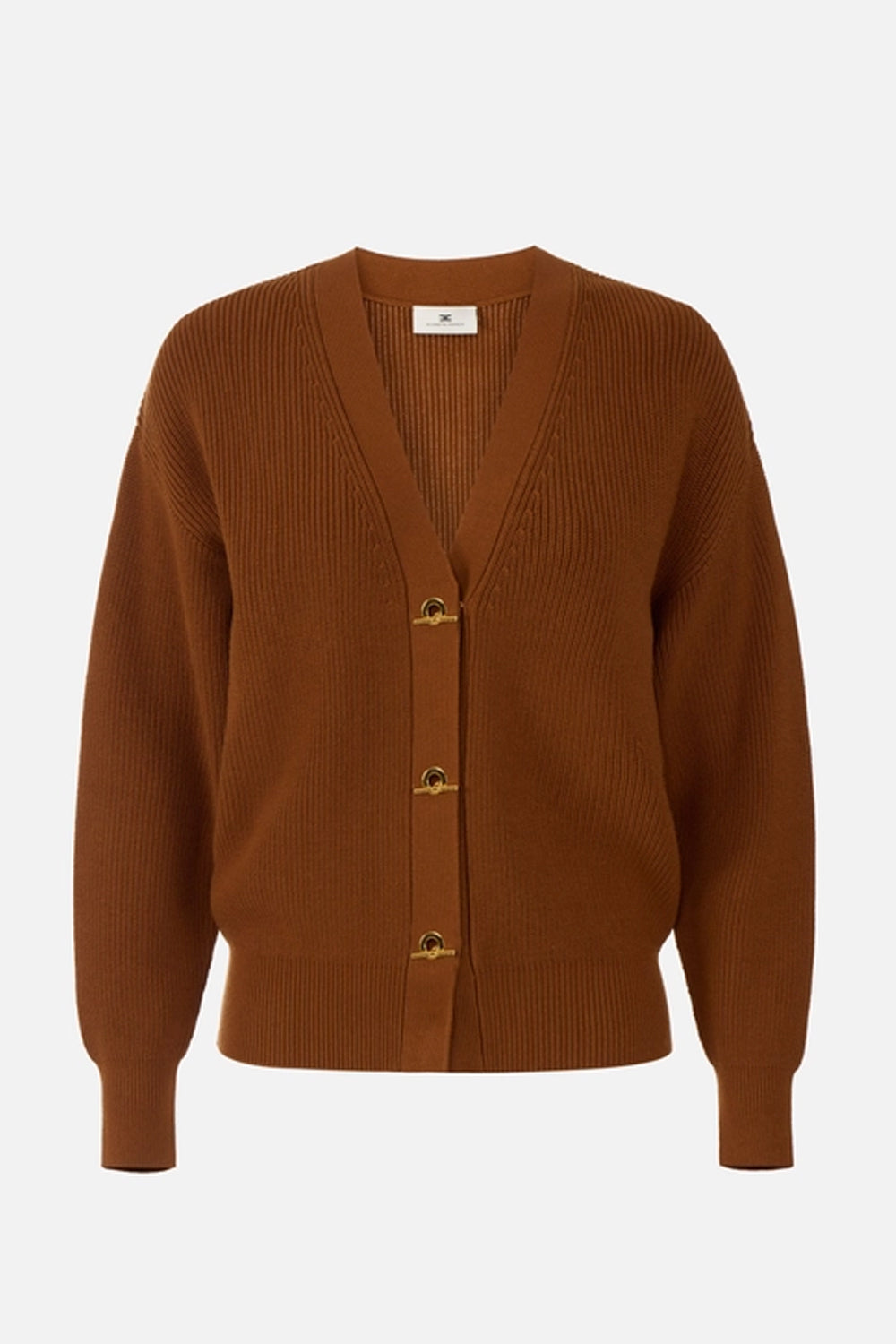 cardigan con bottoni gioiello MK01S 66E2FK3 Elisabetta Franchi 