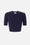 Top in maglia con dettagli gioiello