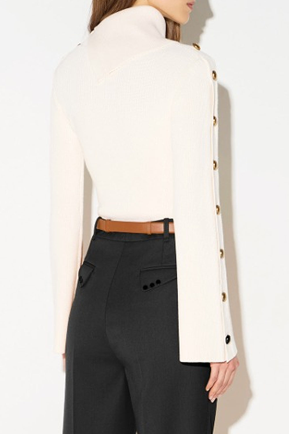 Pullover in maglia con bottoni gioiello MK03S 66E2193 Elisabetta Franchi 