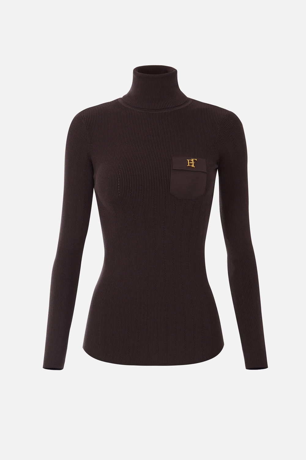 Dolcevita in maglia con ricami à jour MK05B 66E2EV9 Elisabetta Franchi 