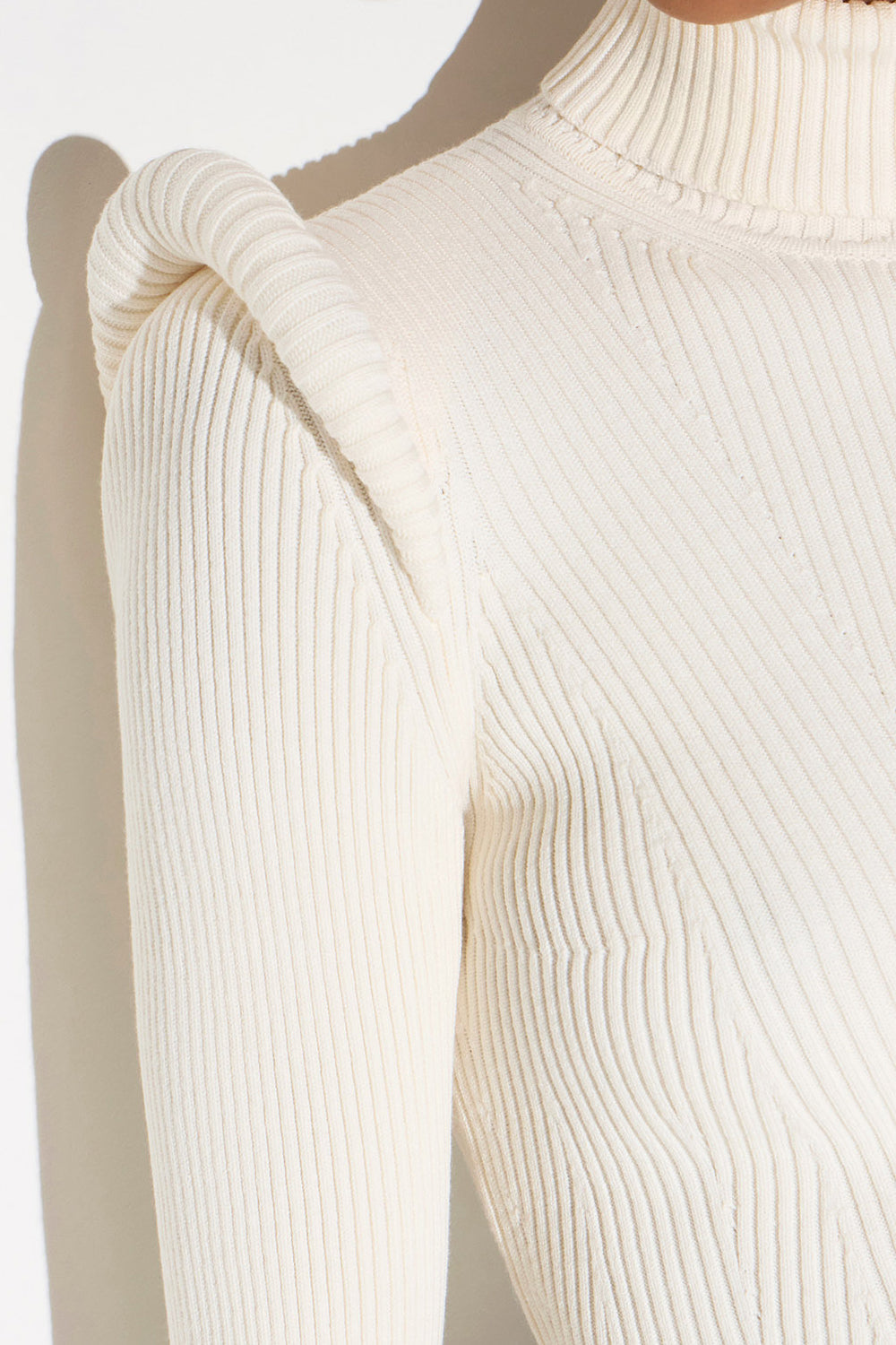 Dolcevita in maglia con dettagli 3D MK06S 66E2193 Elisabetta Franchi 