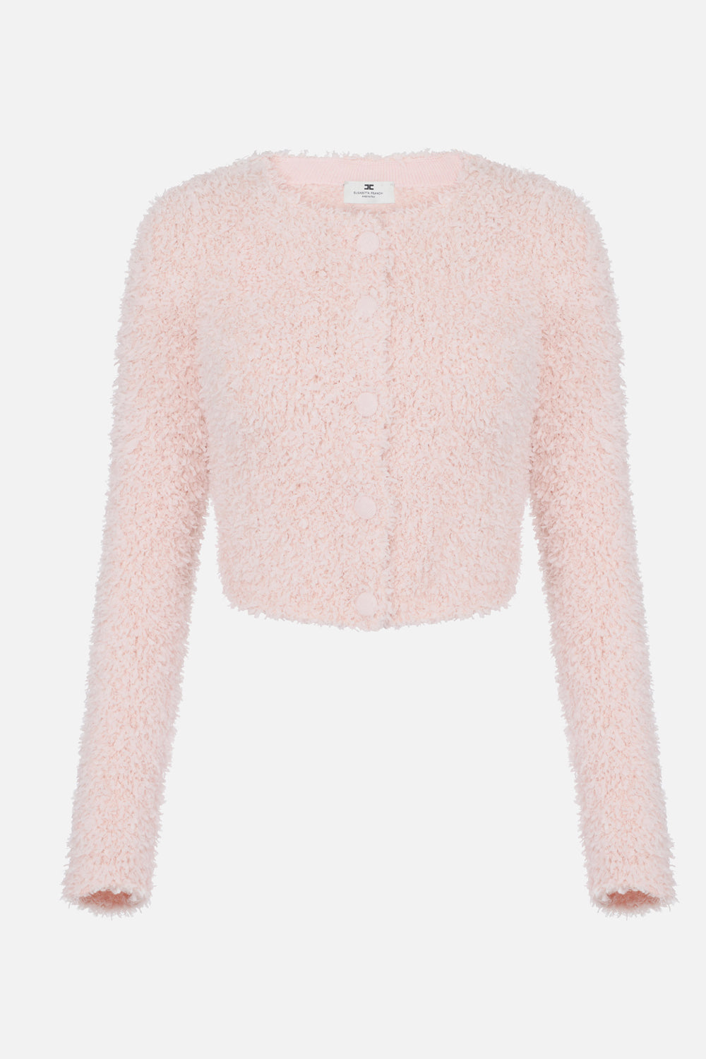 Cardigan in tessuto fleece MK34T 67E2FL2 Elisabetta Franchi 