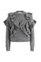 Pullover in maglia con volant MK42T 67E2431 Elisabetta Franchi 