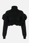 Pullover in maglia con ruches MK43T 67E2110 Elisabetta Franchi 
