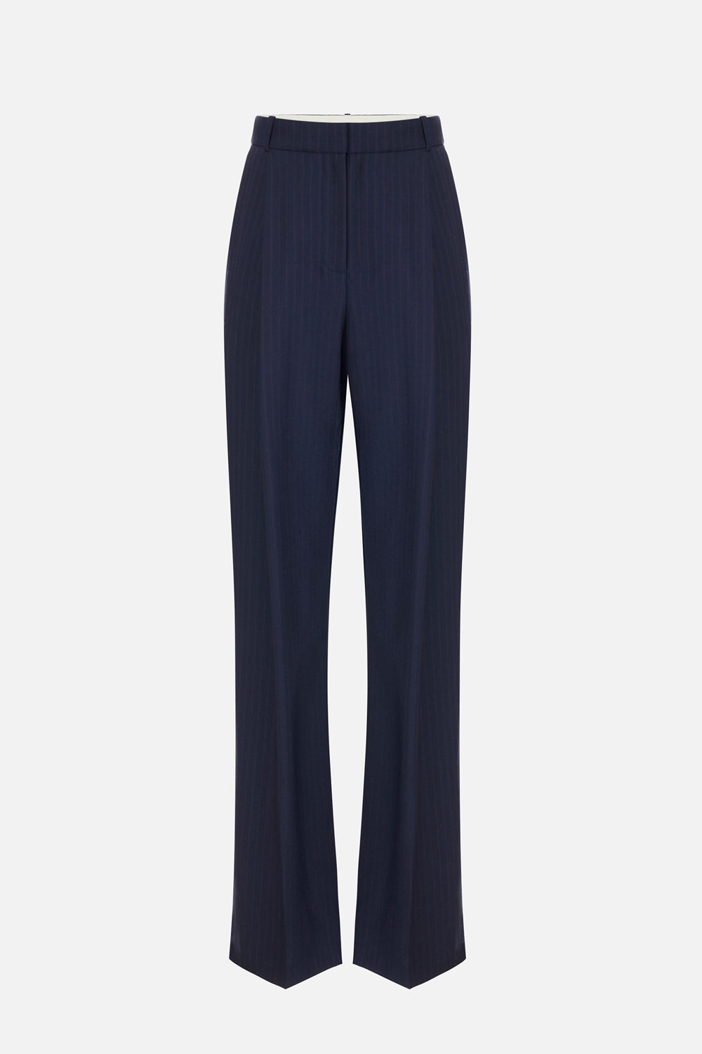 Pantaloni in fresco lana gessato PA176 66E2FO9 Elisabetta Franchi 