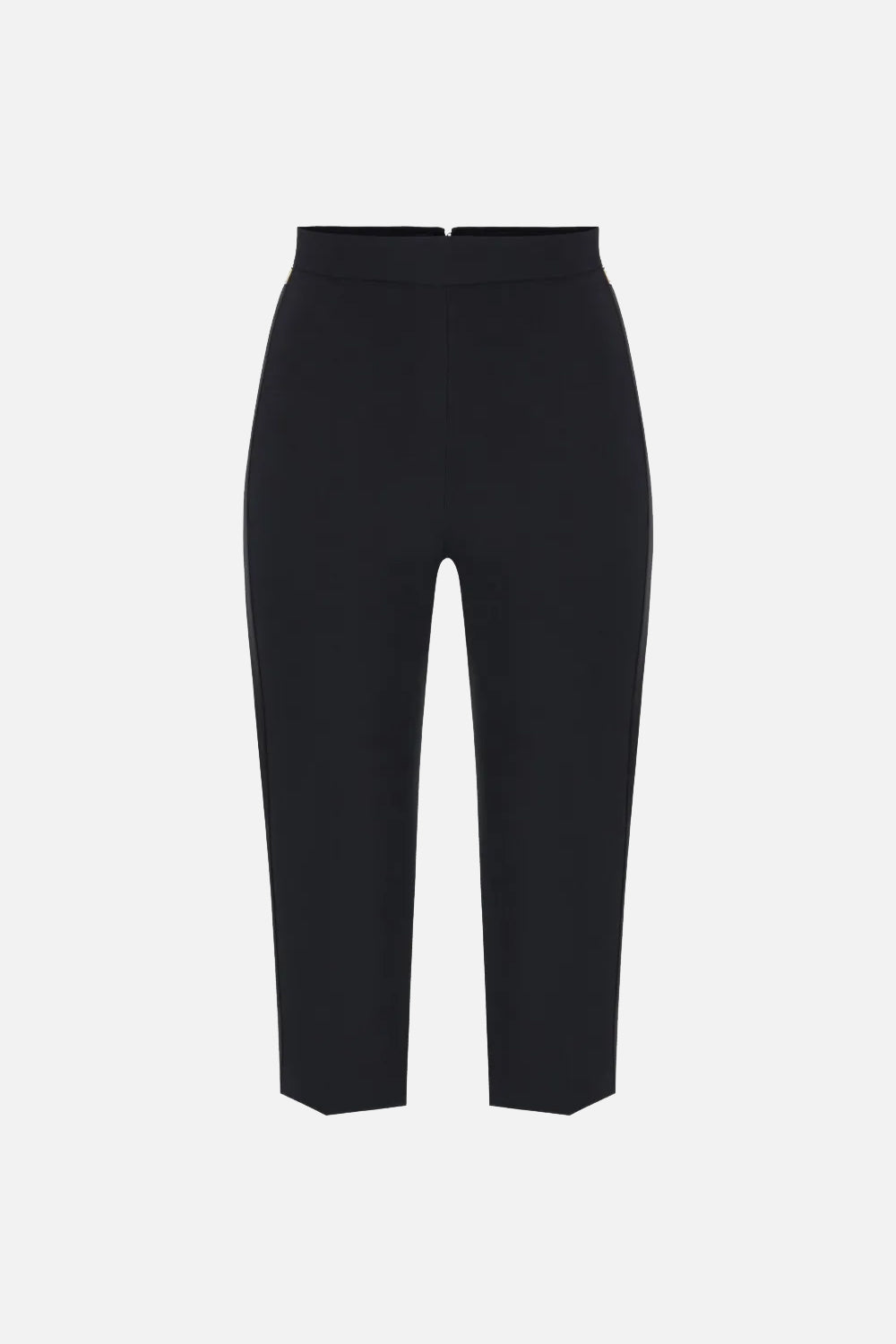 pantaloni in crêpe e raso PA205 67E2110 Elisabetta Franchi 