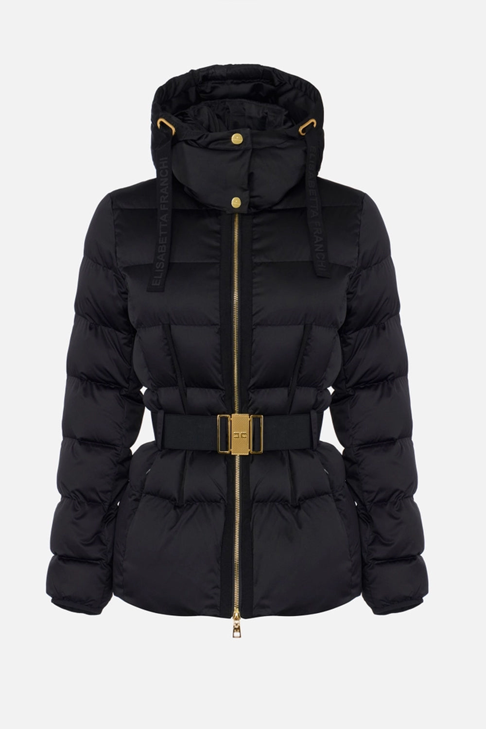 piumino con cintura PI92D 66E2110 Elisabetta Franchi 